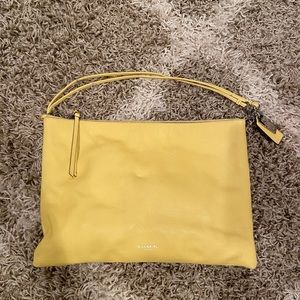 Coach Bleecker Pebble Leather Clutch Bag